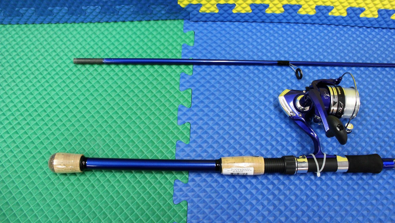 Okuma Fin Chaser X Spinning Combo 7' 0 Rod 2 Piece 40BL Reel Spooled  FNX-70