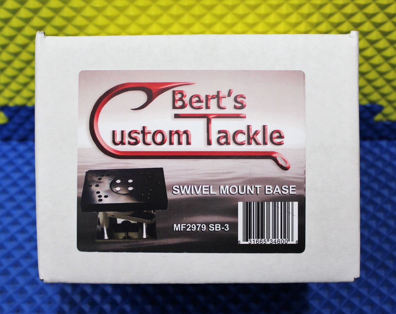 Bert's Custom Tackle SB-3 Swivel Mount Base Rotating With Gear Lock MF2979