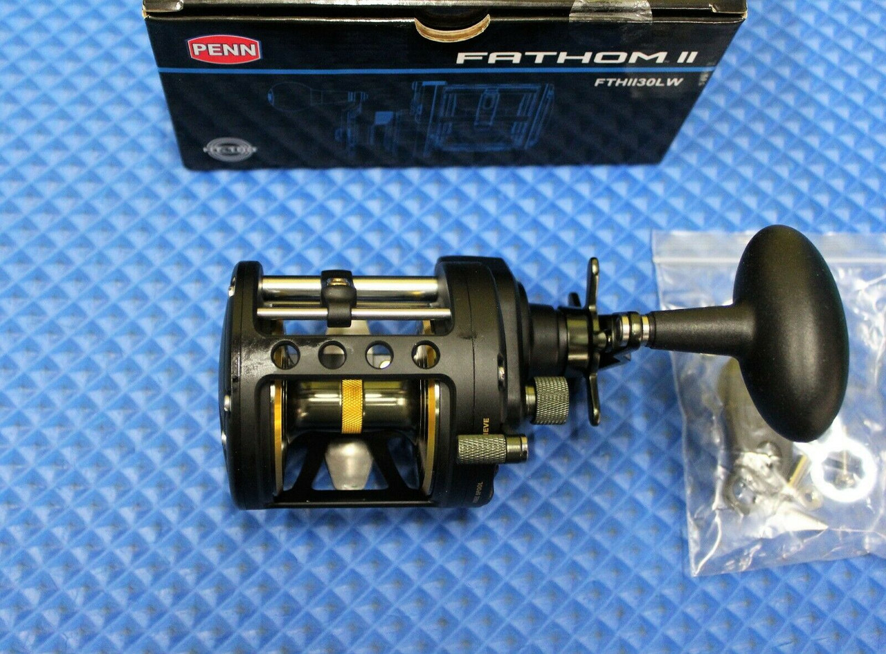 Penn Fathom II Level Wind Multiplier Boat Fishing Reel - Keen's