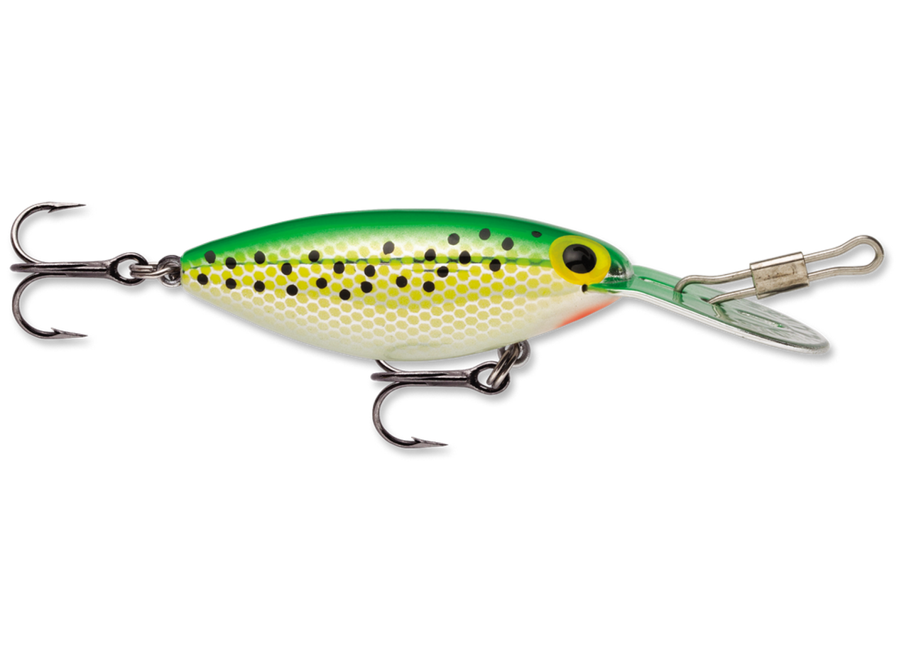 Vintage Pre Rapala Storm Hot n Tot Crankbait White Black Herringbone AH22