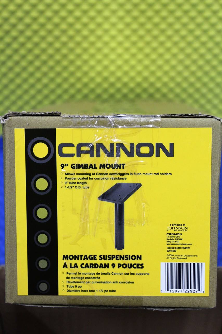 Cannon Downrigger Accessories 9 Gimbal Mount 2250927