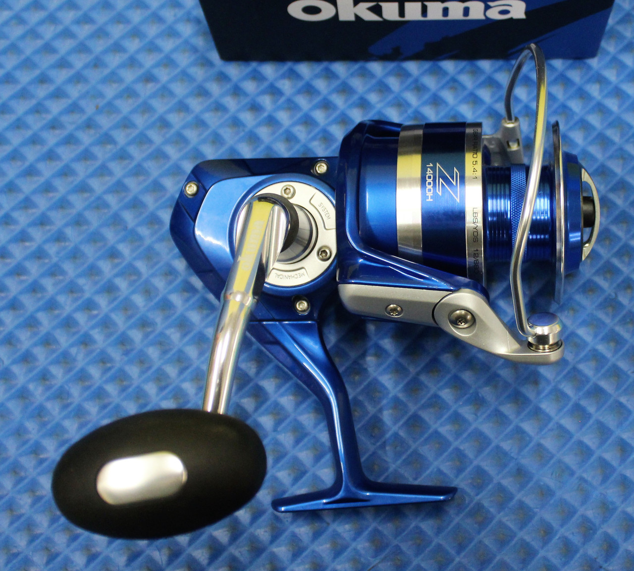 Okuma Z-6000H Blue Azores 6000 Saltwater Spinning Reel 5.8:1 