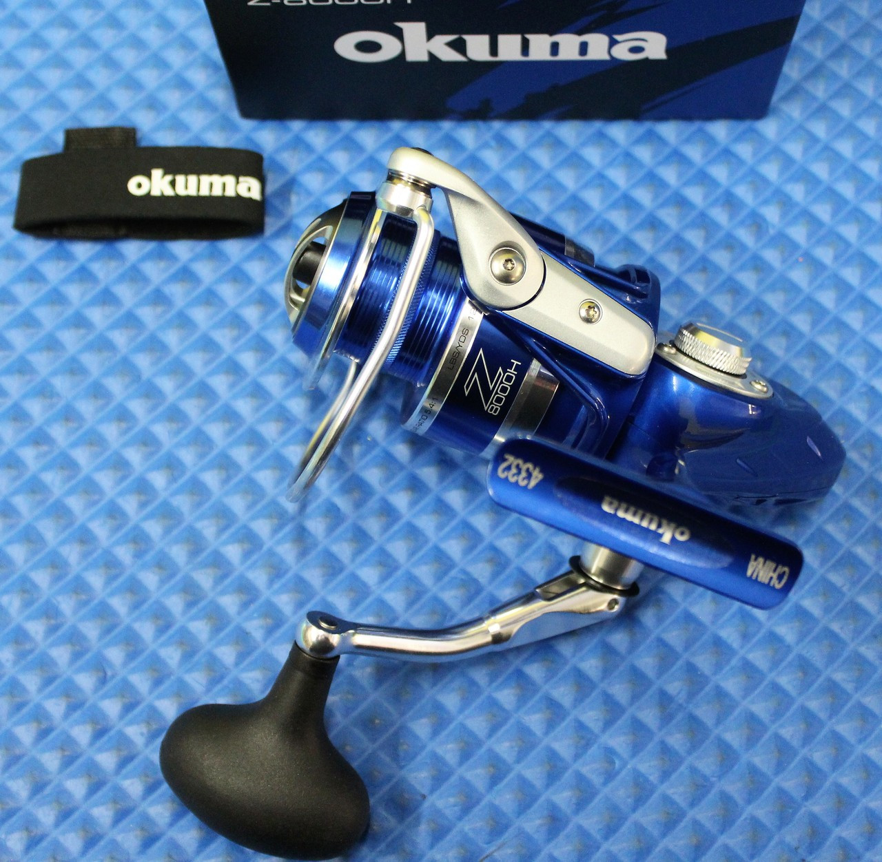 Okuma Azores ブルー Z-8000H-BLUE 海水スピニングリール : ts