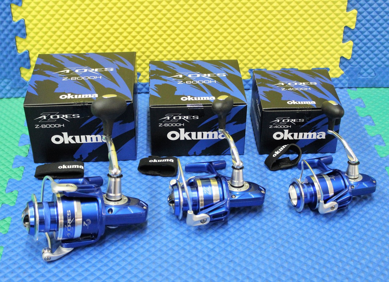 Okuma AZORES Blue Saltwater Spinning Reels CHOOSE YOUR