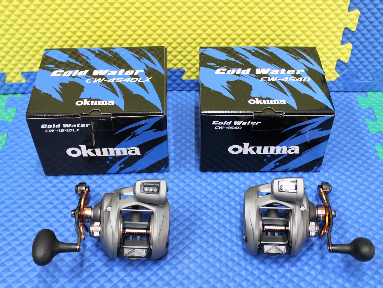 Okuma Cold Water Line Counter 5.4:1 Left Hand Trolling Baitcast Reel -  CW-354DLX