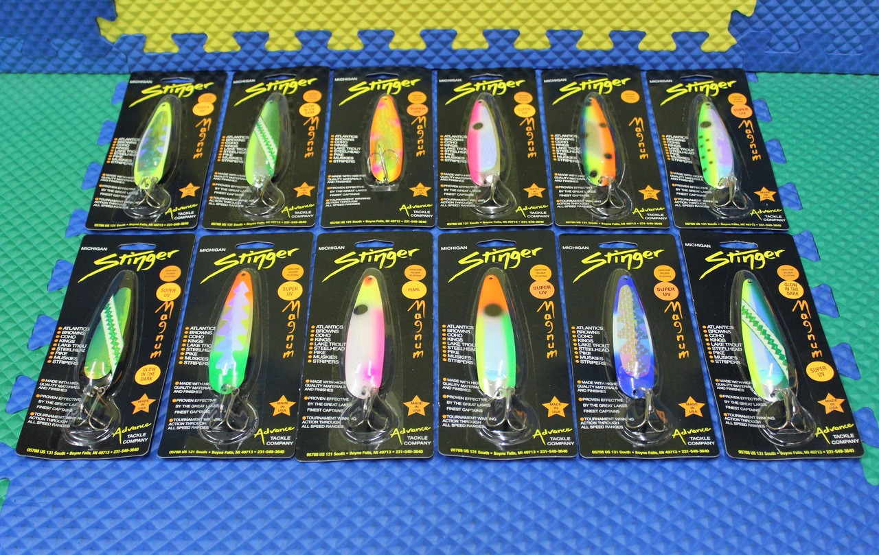 Michigan Stinger Magnum Spoons CHOOSE YOUR COLOR!