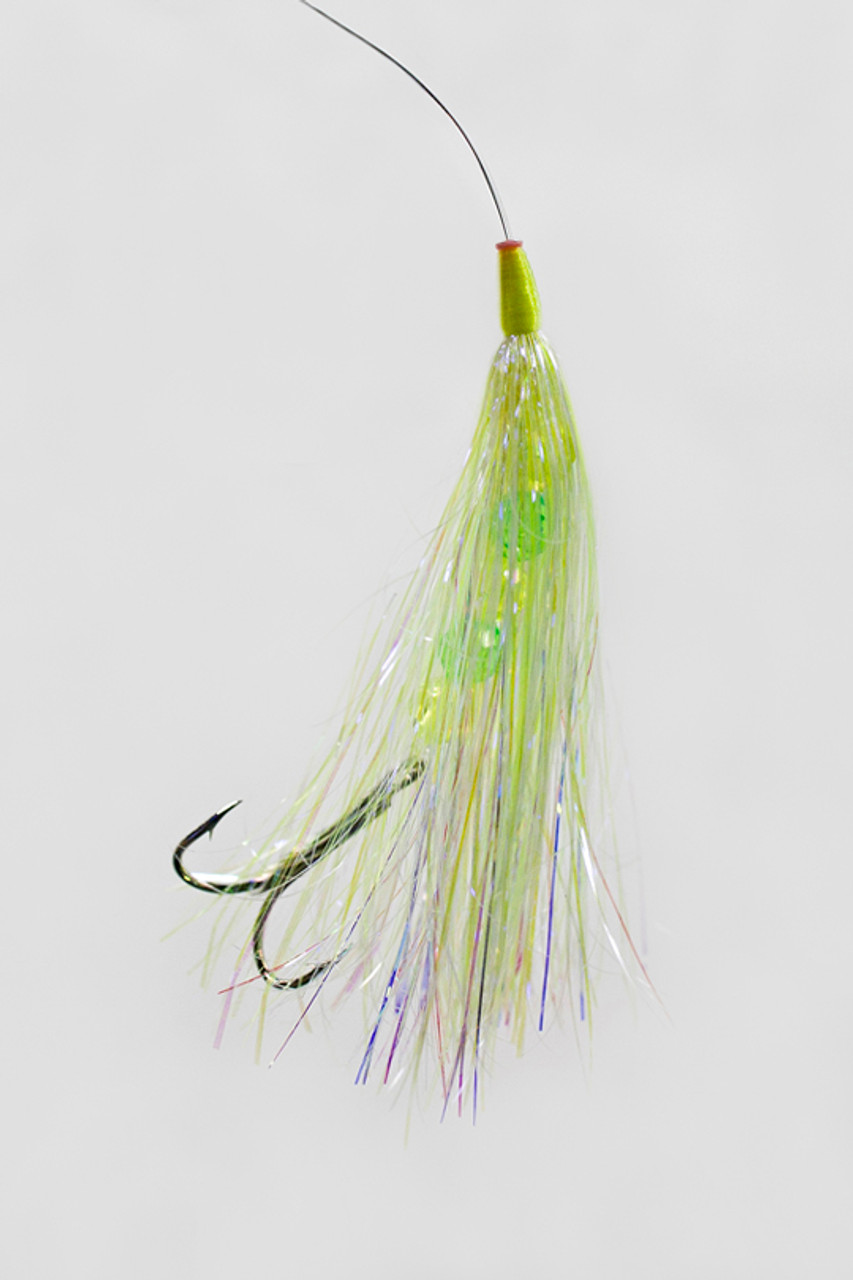 Rapture Trolling Flies With Leader, Beads And 2x Strong 1/0 Treble Hook  CHOOSE YOUR COLOR!