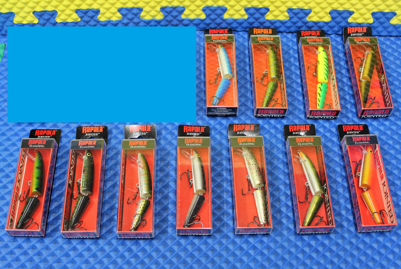 Rapala J-9 Jointed Floating Minnow Crankbait - Silver - Esche Da Pesca Affondante