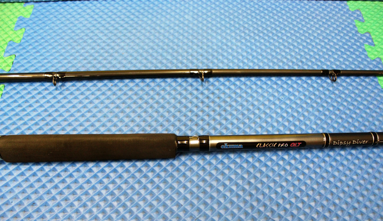 Fishing 2PK OKUMA CLASSIC PRO GLT 10'6 MEDIUM 2PC DIPSY DIVER TROLLING