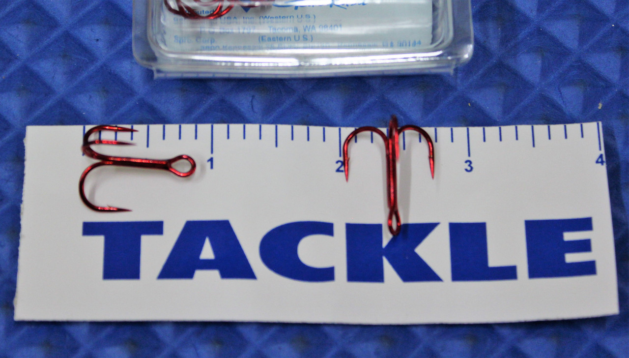 Gamakatsu Treble Hooks Barbless Round Bend Size 8 Jagged Tooth Tackle