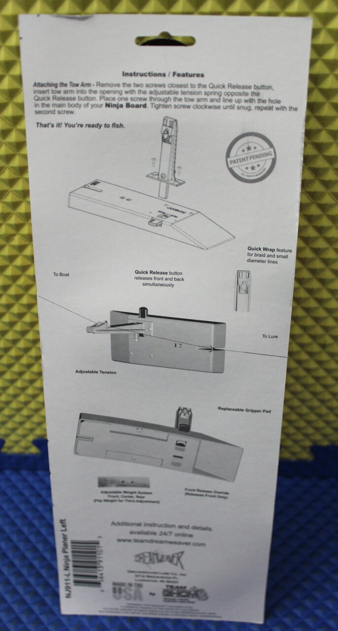 Ninja Speed Planer Board LEFT NJ911-L