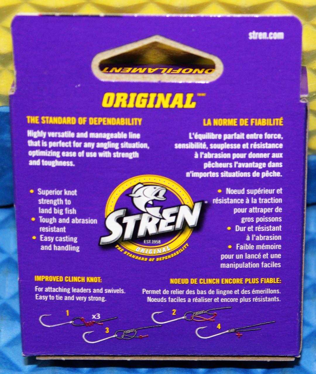 Stren Original Monofilament Fishing Line SOPS-GD Hi-Vis Gold 100 YD CHOOSE  YOUR LINE WEIGHT!