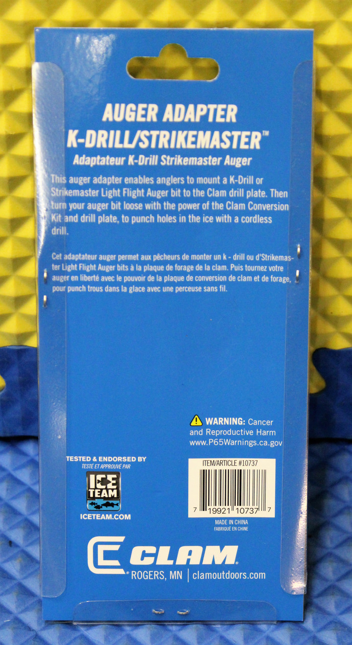 strikemaster auger adapter