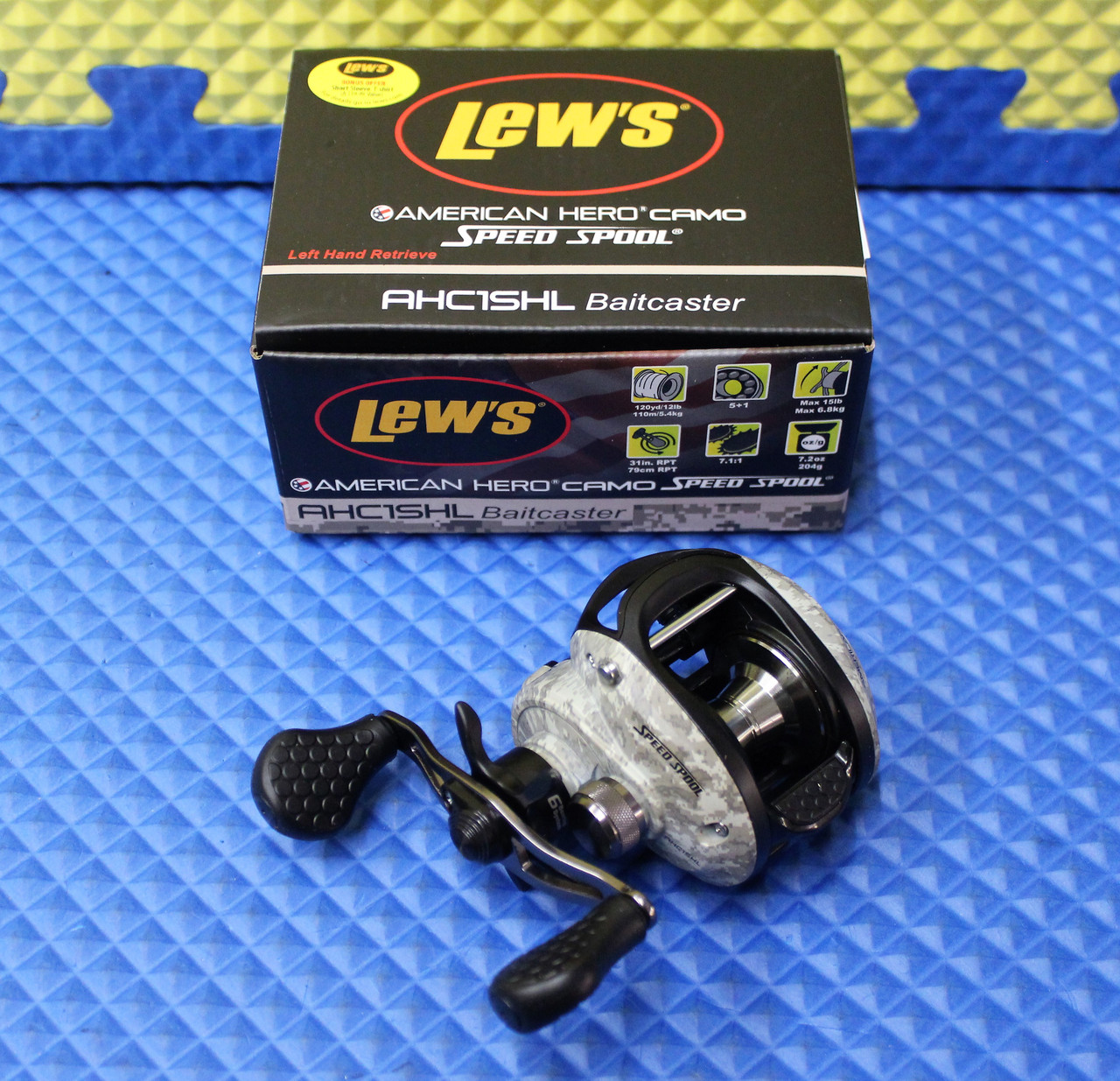 Lew's American Hero Camo Speed Spool Baitcaster Reels CHOOSE YOUR MODEL!