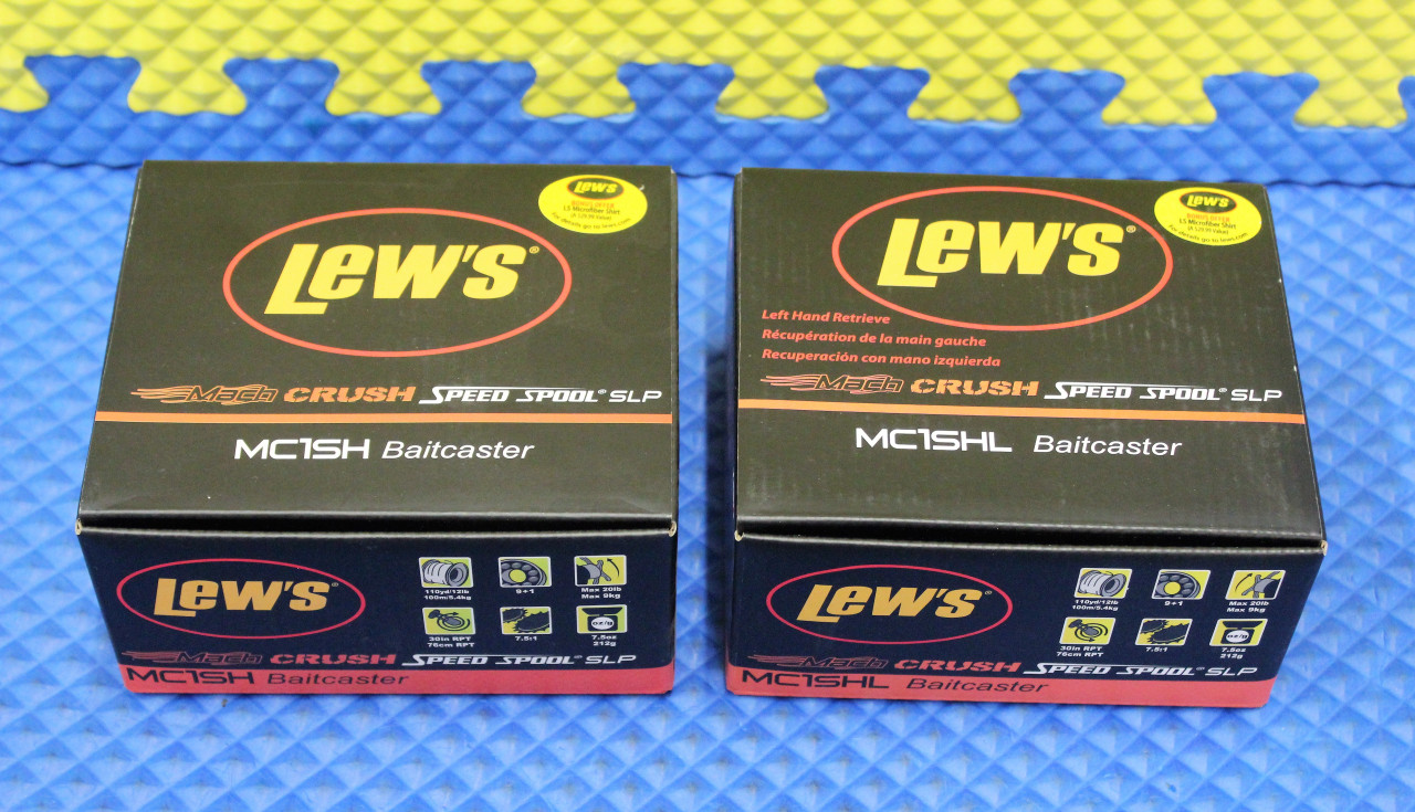Lew's Mach Crush Speed Spool SLP Baitcaster Reel 10 Bearing System CHOOSE YOUR MODEL!