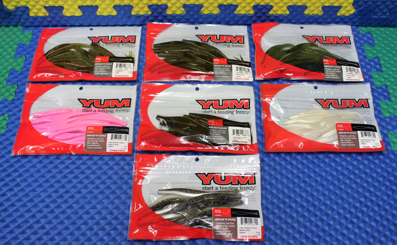 Yum 4 Swim'N Dinger Baits 10 Pack YSMD4 Series CHOOSE YOUR COLOR!