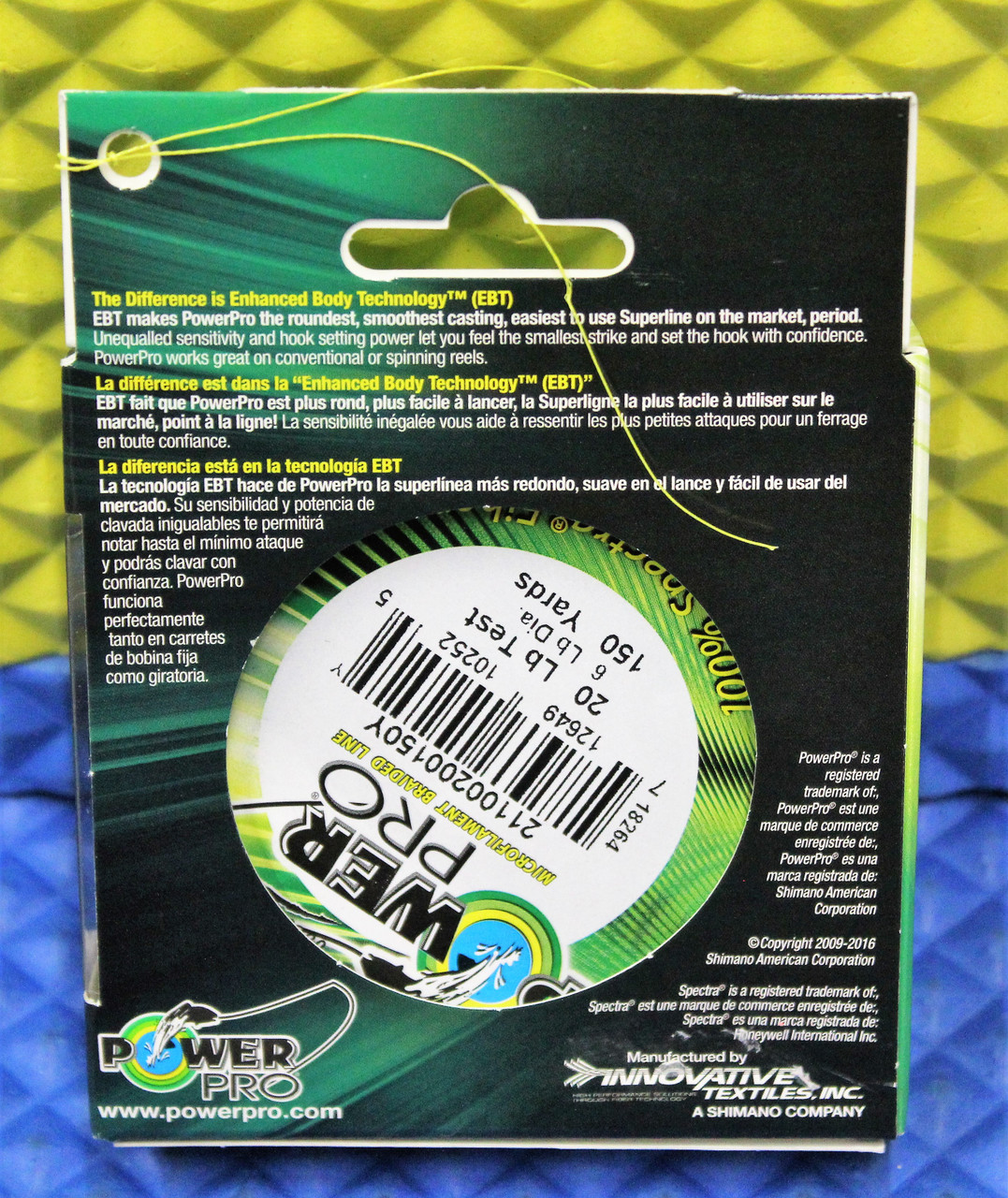 Power Pro Spectra Braid Moss Green 150lb 500yds for sale online