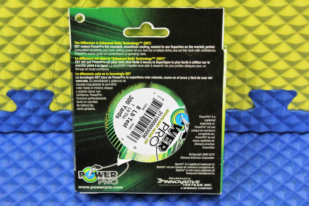 Spectra Power Pro Braided Fishing Line Moss Green 30lb/300yd - Conseil  scolaire francophone de Terre-Neuve et Labrador