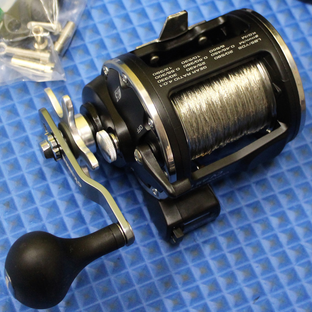 Okuma Fishing Tackle Convector Linecounter Reel, 4.0 1, 2BB+1RB