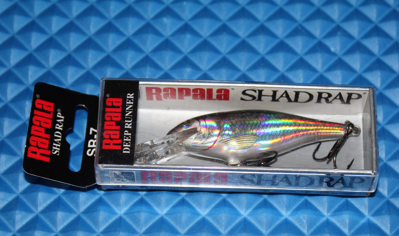 Rapala Sr-7 Bleeding Blue Shad Sr 7 Shad Rap Size 07 Fishing Lure Sr07-BBSD