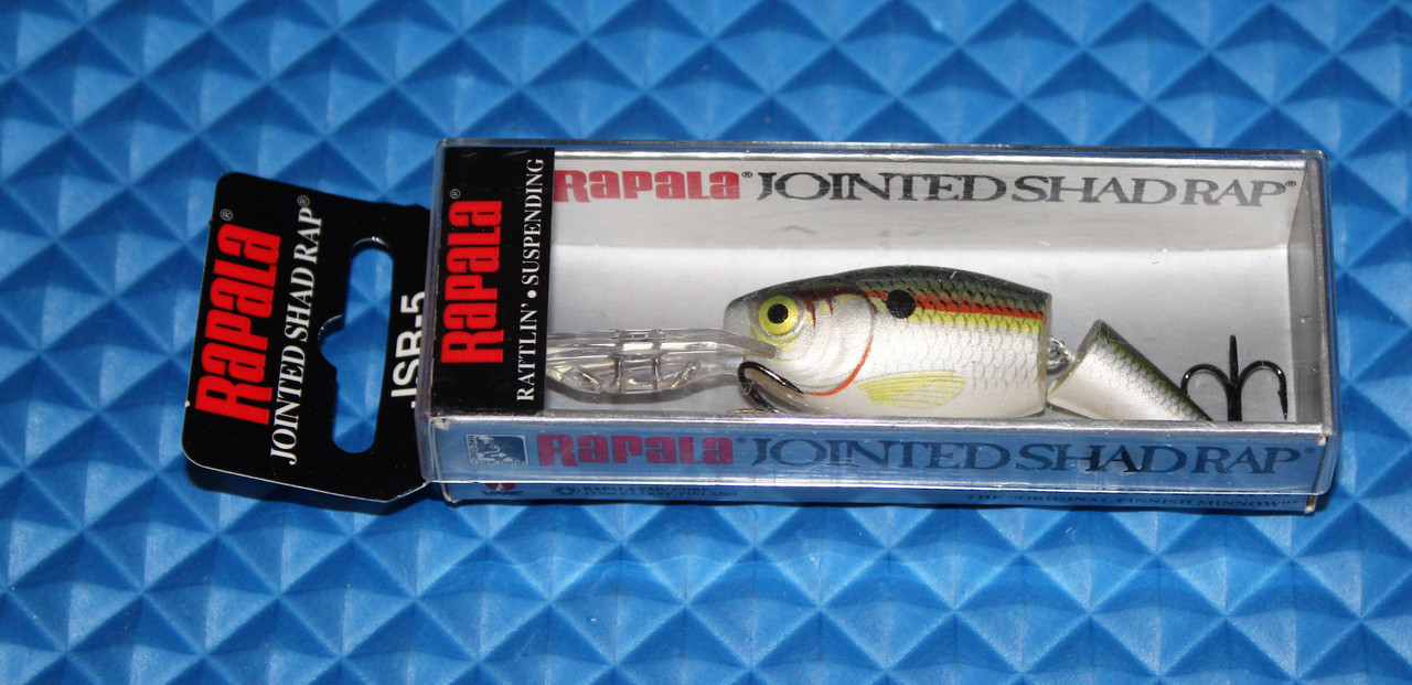 Lot of 4 Rapala JSR-5 Jointed Shad Rap Crankbait Lures---FCW