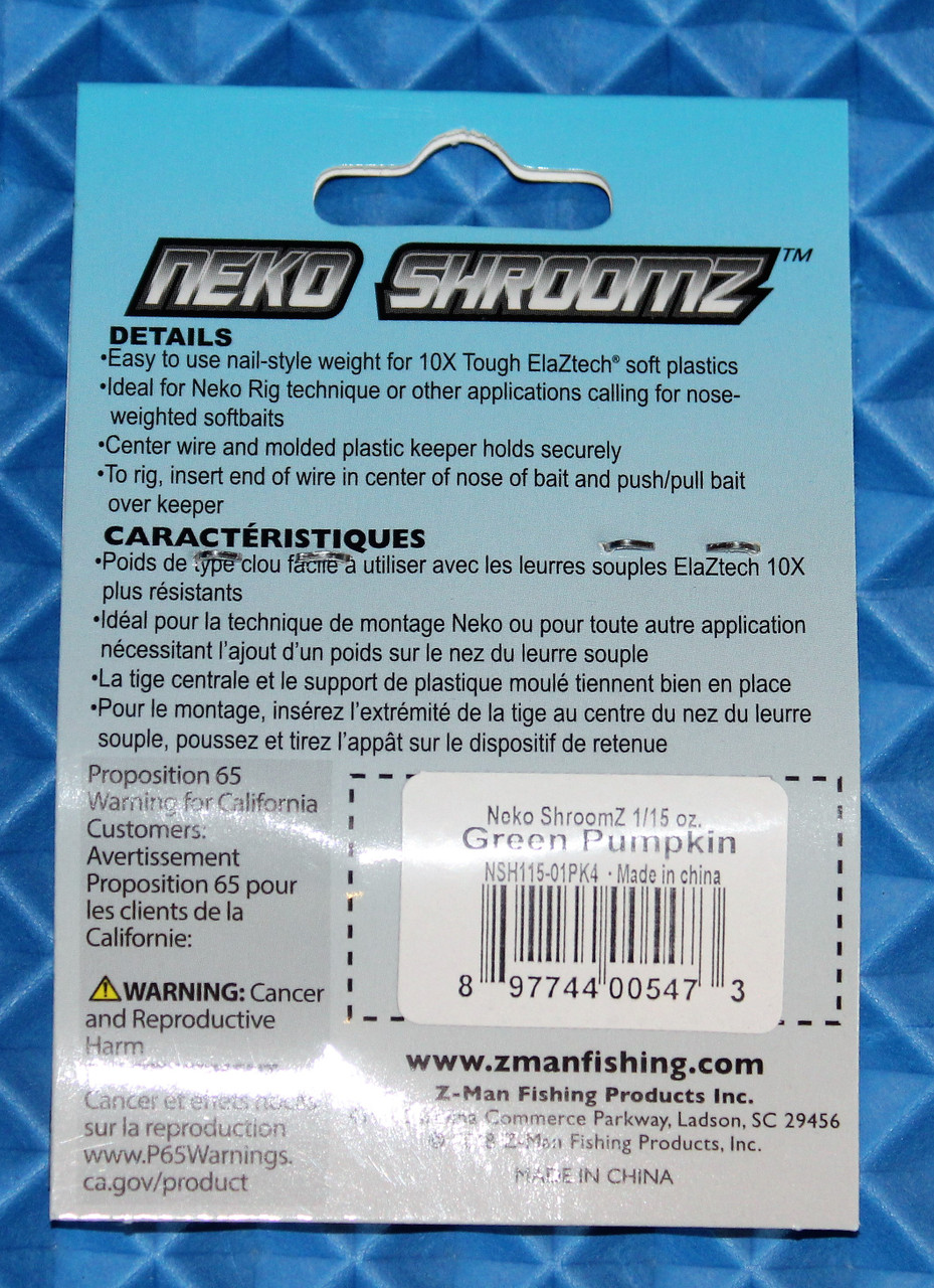 Z-MAN Pro ShroomZ Ned Rig Jig Heads 4 Pack FPH-PK4 Series CHOOSE