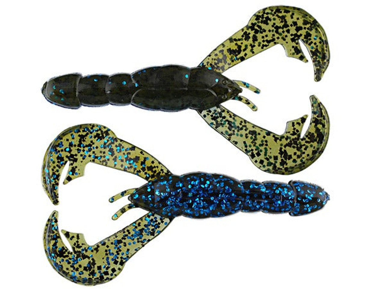 Strike King 4 Rattlin' Rage Tail Craw Soft Plastic Crawdad Bait - Choose  Color