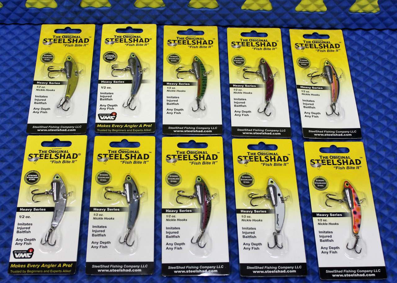 The SteelShad SS Heavy Series Fishing Lure 1/2 OZ 2-1/4"  CHOOSE YOUR COLOR!