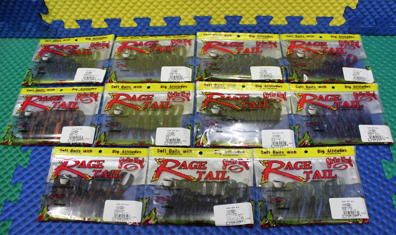 Strike King® RGNBUG-103 - Rage Ned Bug Creature Dirt Soft Baits 