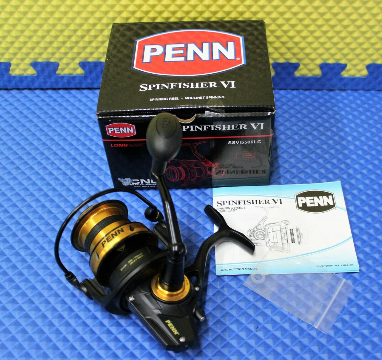 1481271 for sale online Penn Spinfisher VI 5500LC Long Cast Spinning Reel 