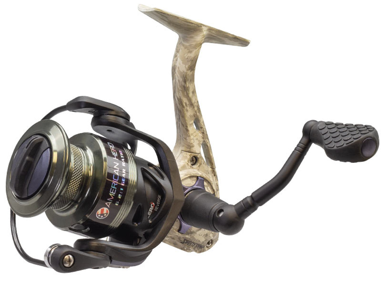 American Hero Camo Spinning Reel