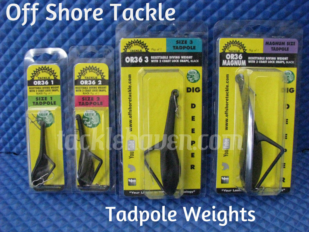 Off Shore Tackle Tadpole Diving Weights