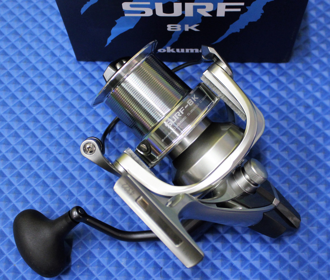 Okuma Surf 8K Spinning Fishing Reel - 6 Ball Bearing Spin Reel with 18kg  Drag 1EA