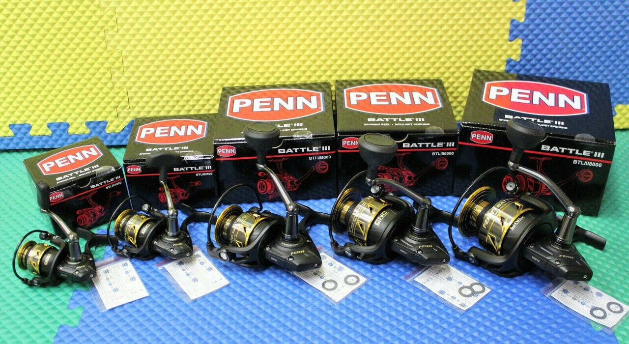 NEW Penn BATTLE III 10000 Spin Fishing Reel + Warranty 2020 Model + Free  Braid