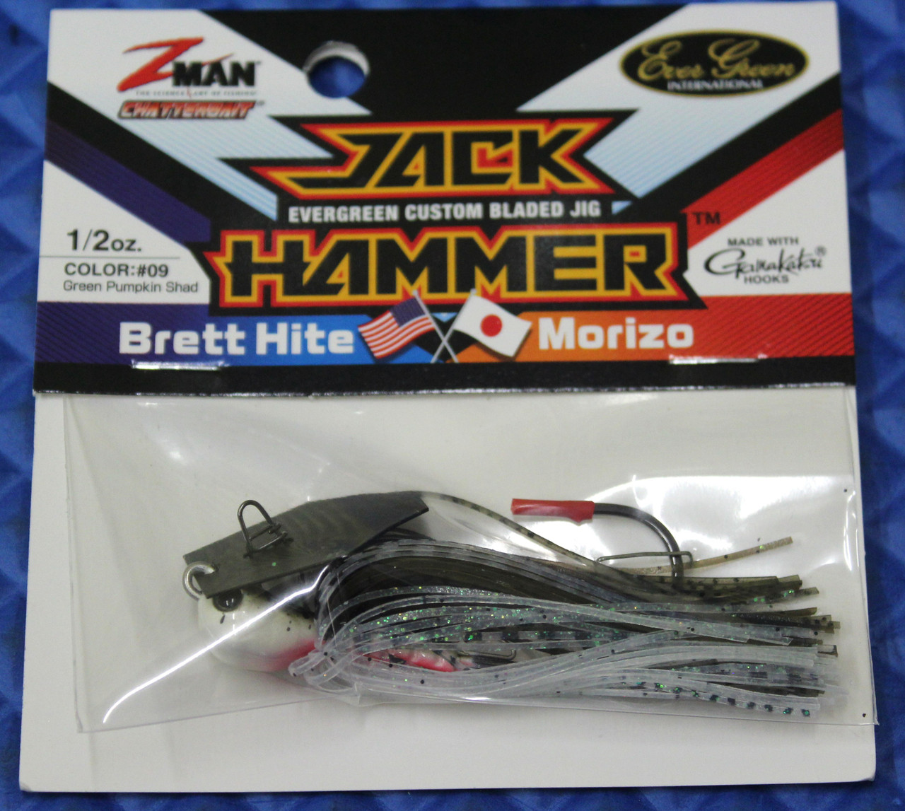 Z-Man Evergreen Jack Hammer ChatterBait 1 1/4 oz.