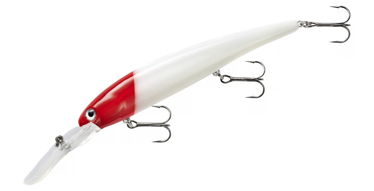 Bandit Baits Bandit Walleye Shallow Jerkbait, Chrome Red Eye