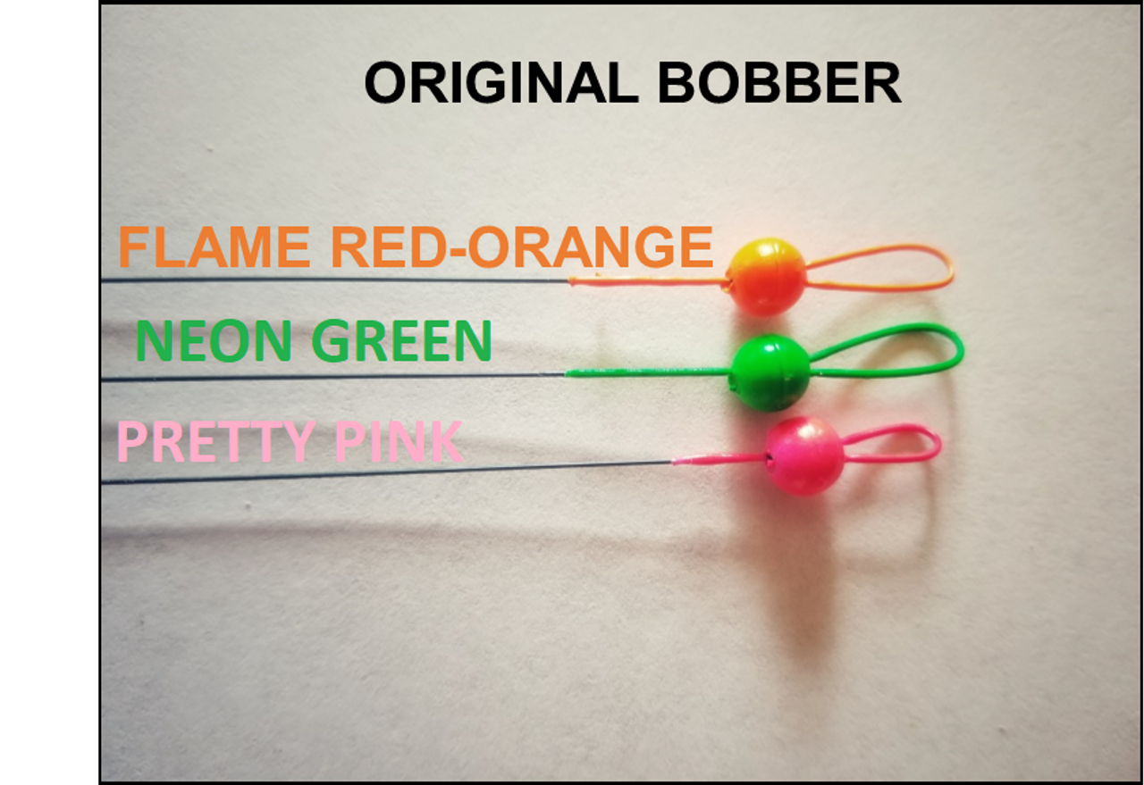 Original Ice Strong Titanium Spring Bobbers With Bead .016 For 4.0-5.0mm Tungsten Jigs CHOOSE YOUR COLOR!