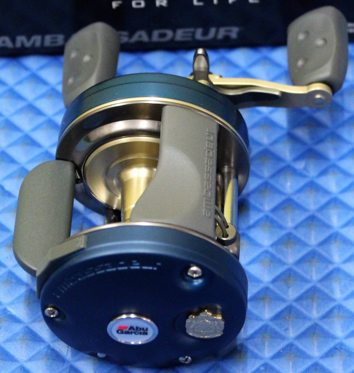 Abu Garcia MAX DLC Reel with counter, left hand winding, high gear