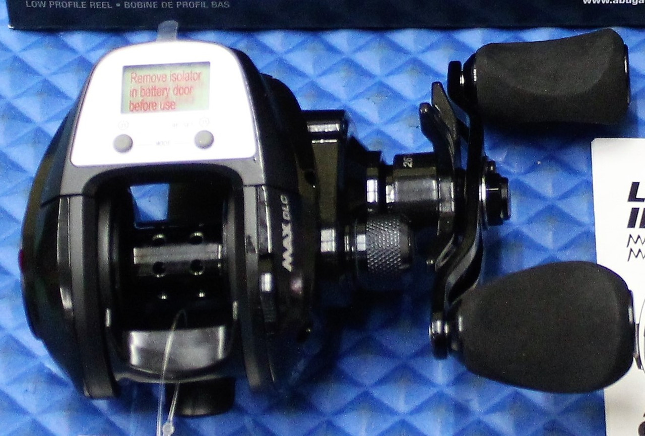 Abu Garcia Max Digital Line Counter Casting Reel - Leurre de la pêche