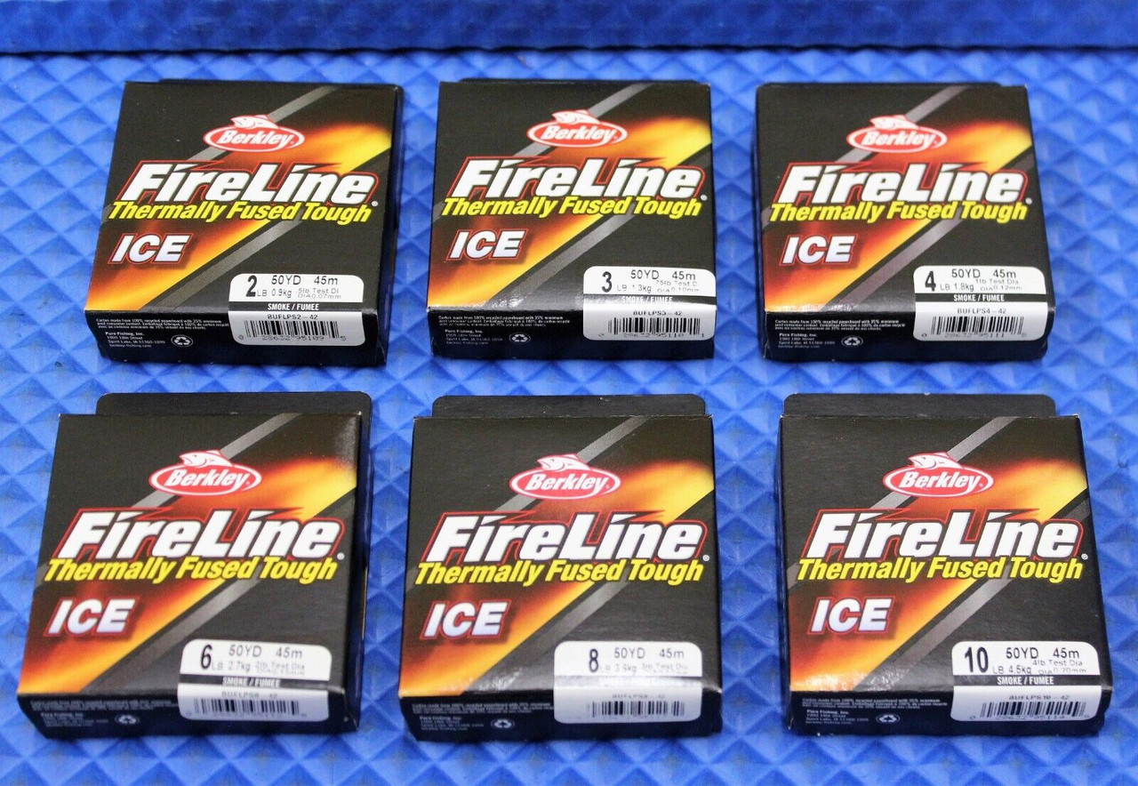 Berkley FireLine Thermally Fused Tough 50 YD BUFLPS-42 Smoke CHOOSE YOUR  LINE WEIGHT