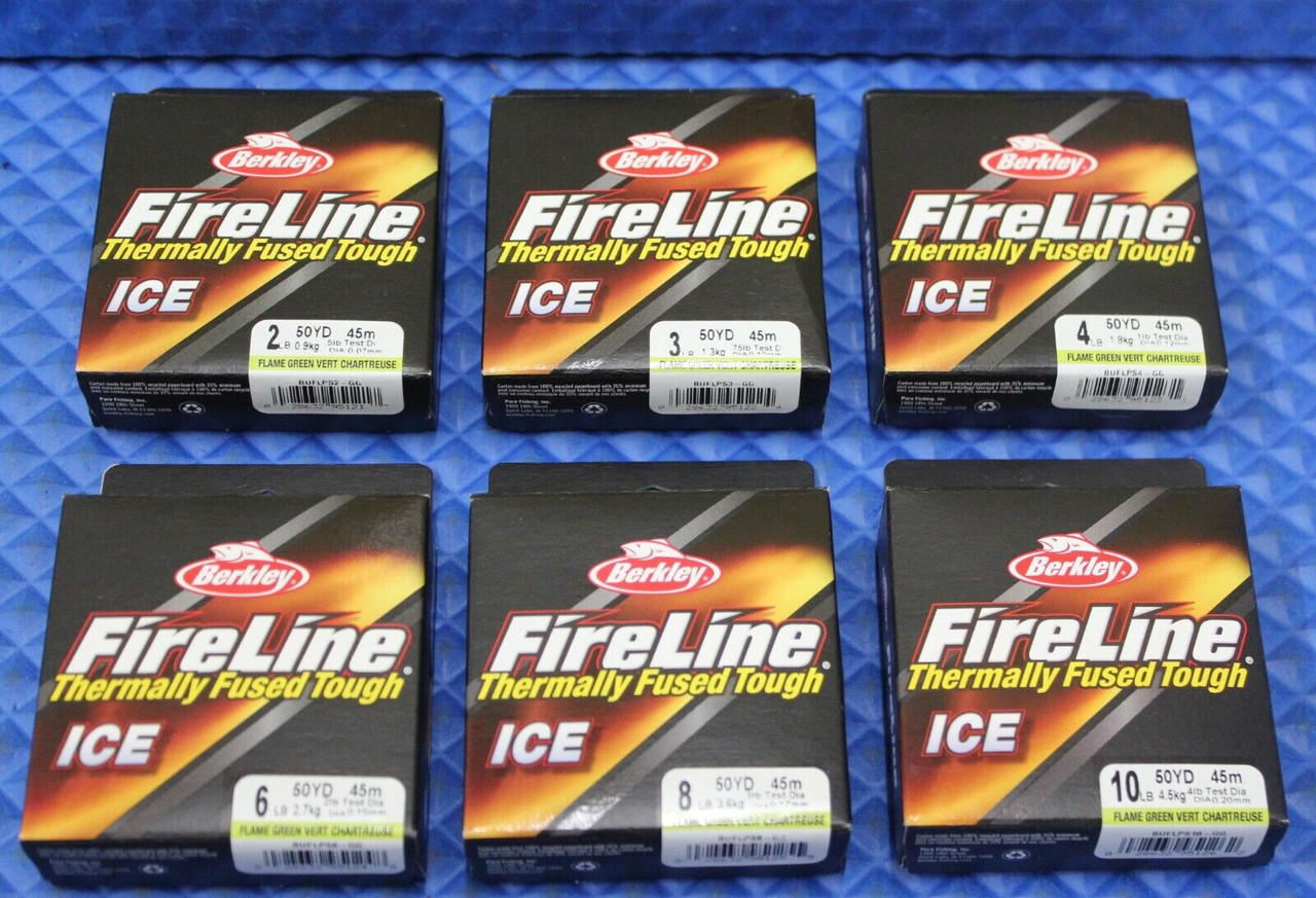Berkley FireLine Thermally Fused Tough 50 YD BUFLPS-GG Flame Green