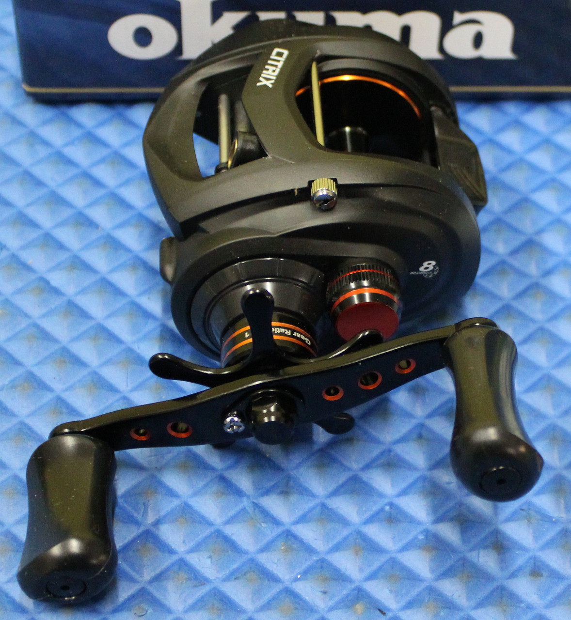 Moulinet Baitcast Okuma Citrix 364 - Pour La Pêche En Eau Douce (Brochet) - Ratio 6.4:1 - 7 Roulements