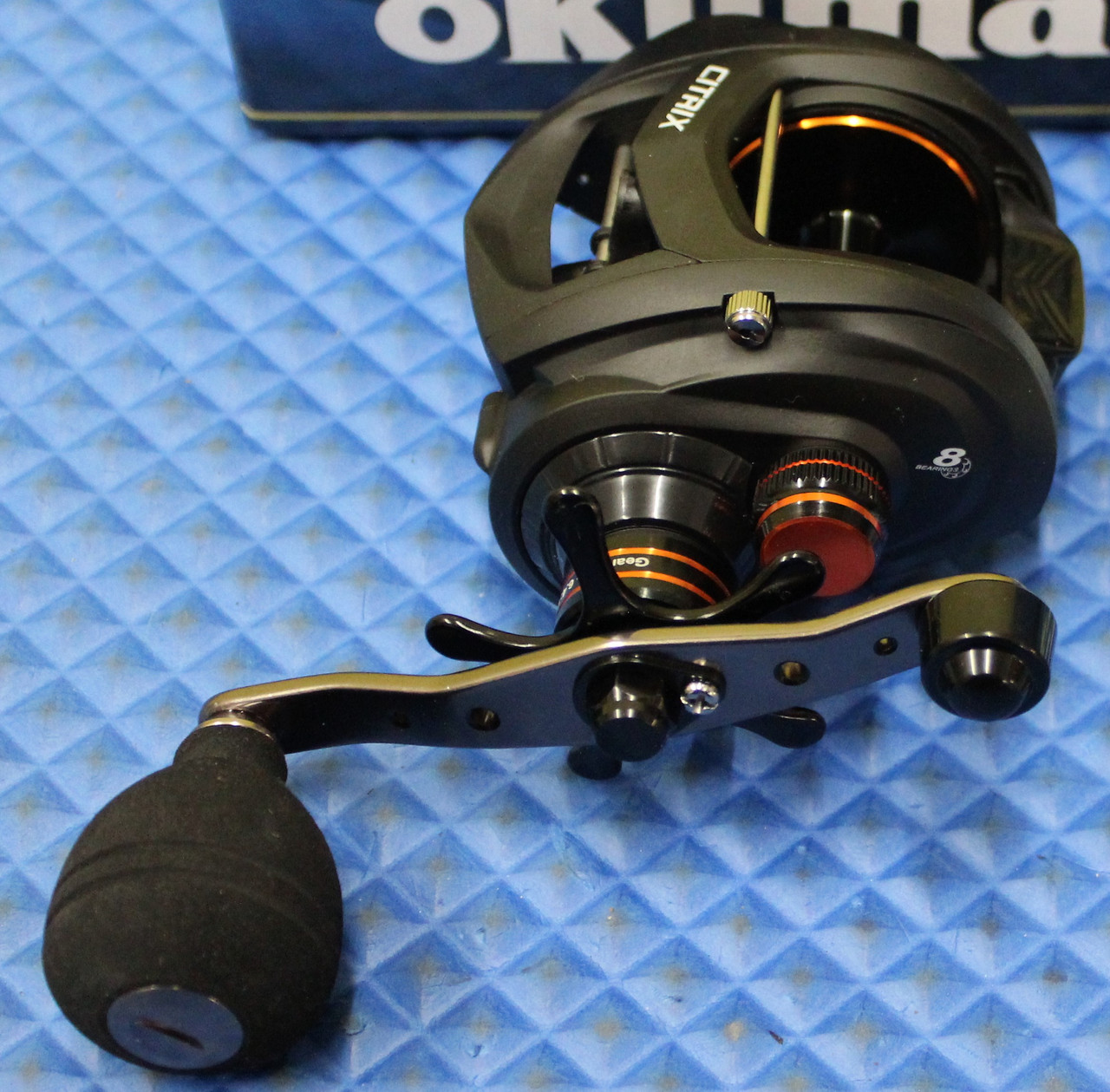 Okuma Citrix A 350 Baitcast Reel Right Hand 7+1BB 6.4:1 w/Power Handle Ci-364Pa Okuma Citrix A 350 Baitcast Reel Right Hand 7+1BB 6.4:1 w/Power Handle Ci-364Pa