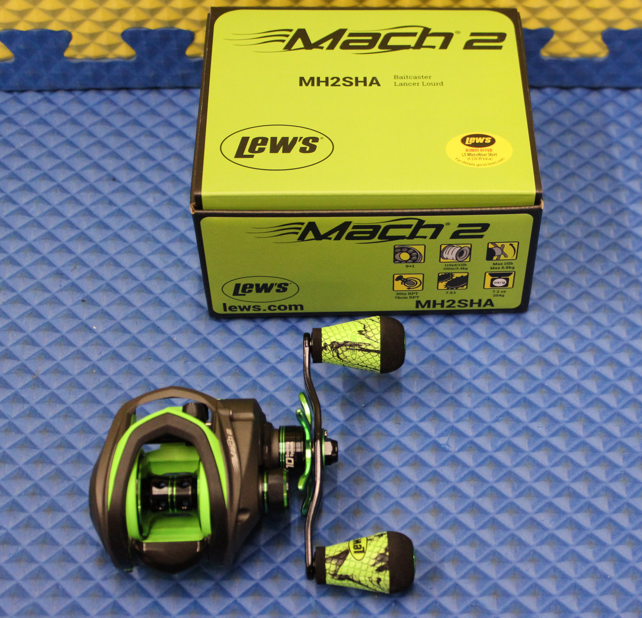 Lew's Mach 2 SLP Baitcaster Reel MH2SHA 