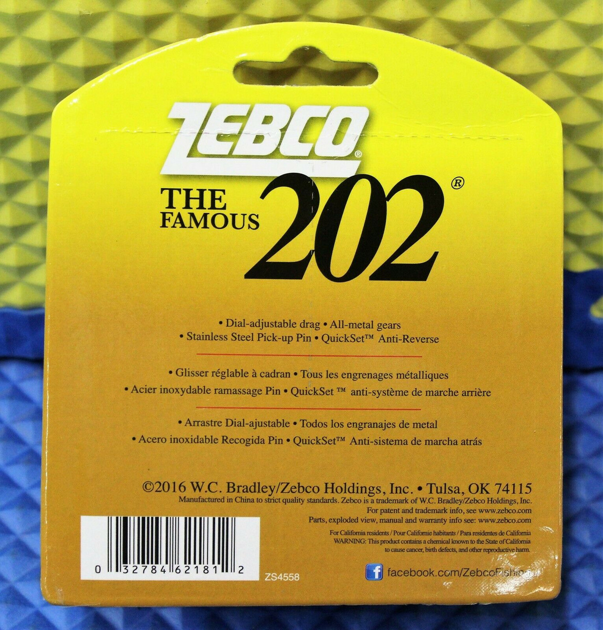 Zebco 202 Spincast Reel Pre-Spooled with 10lb/100yd Mono 202KBK