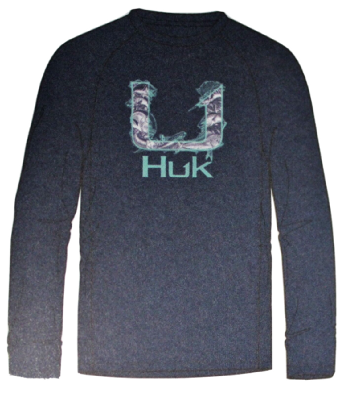 HUK Fish Story Pursuit Long Sleeve Shirt H1200469-409 Sargasso Sea CHOOSE YOUR  SIZE!