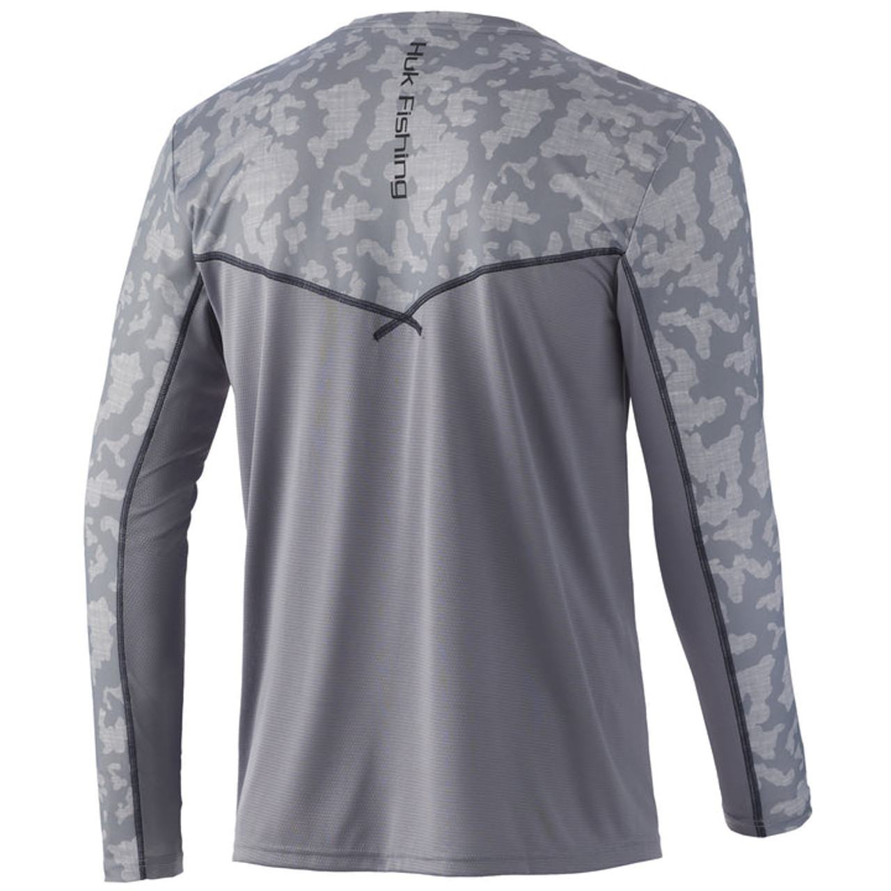 Huk Icon X Long Sleeve - Titanium Blue