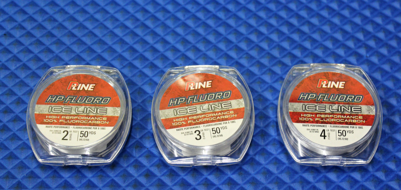 P-Line HP-Fluoro 100% Fluorocarbon Ice Line 50 yds PFCI Clear CHOOSE YOUR LINE WEIGHT!