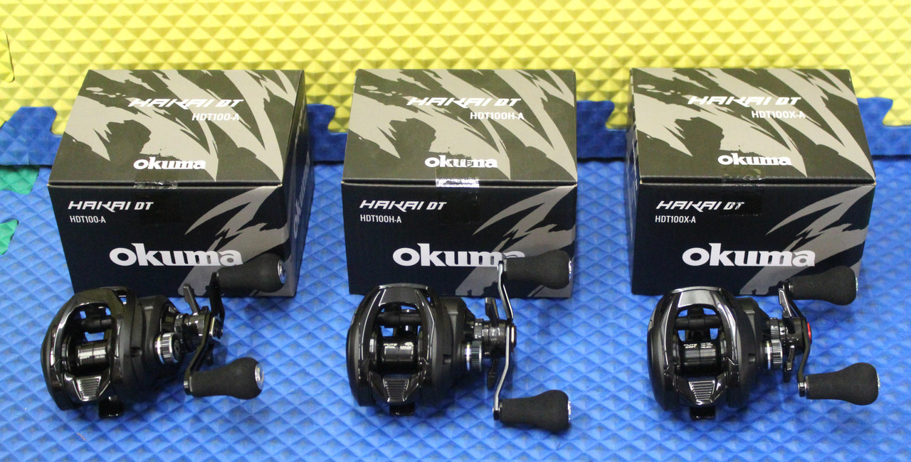 Okuma Hakai DT Low Profile Baitcast Reels HDT100-A CHOOSE YOUR MODEL!