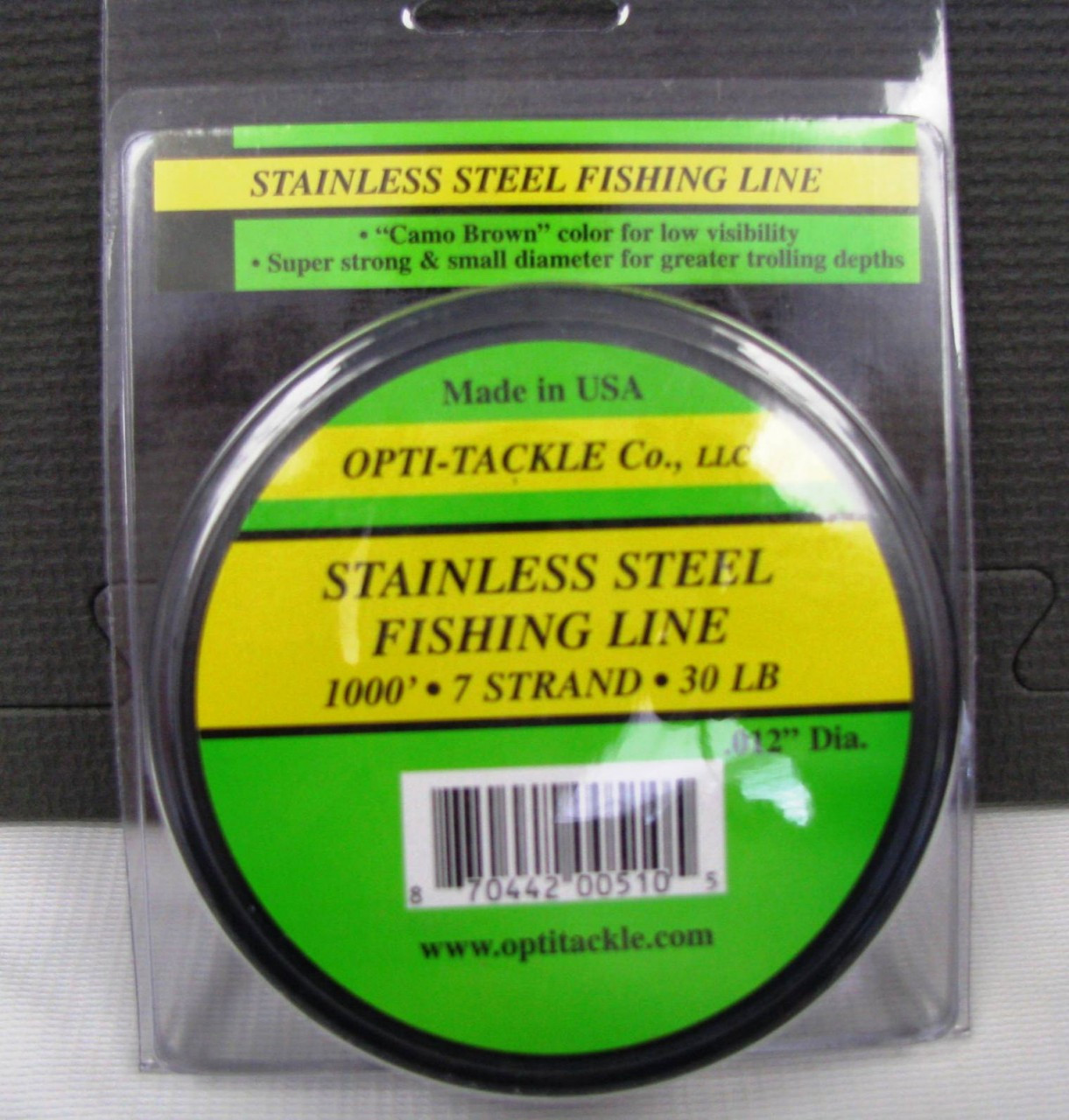 OPTI TACKLE STAINLESS STEEL FISHING LINE